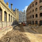 Obras del túnel entre Xàtiva y Alacant