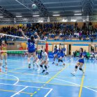 Imagen de un partido de voleibol reciente en la localidad sevillana de Mairena.