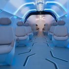 Cabina Hyperloop de Virgin Hyperloop One diseñada por Designworks