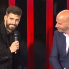 El futbolista Gerard Piqué durante la entrega del premio.