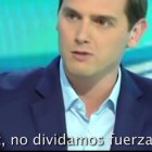 Albert Rivera, en una captura del último video del PP