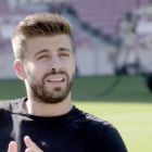 Gerard Piqué durante la entrevista realizada en TV3.