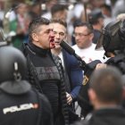 La batalla campal tuvo lugar en los alrededores del Bernabeu.