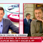 javier Ruiz y Juan Carlos Monedero, este miércoles en Las Mañanas de Cuatro.