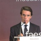 José María Aznar en Valencia.