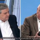 García-Margallo en "El Círculo" de La Otra de Telemadrid, junto al director de ESdiario.