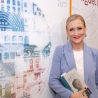 Cristina Cifuentes, este lunes en un acto de homenaje a Miguel Hernández.