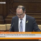 Turull durante su discurso de investidura.