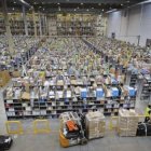 Uno de los centros de almacenaje y distribución de Amazon en la Comunidad de Madrid