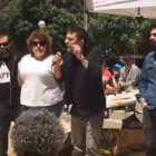 El acto de Monedero y Espinar en el distrito madrileño de Villaverde.