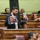 Rufián, de ERC, uno de los diputados que da más 'espectáculo'