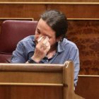 Iglesias, tras llorar en el Congreso al recordar en mayo las torturas de Billy el Niño