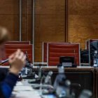 Manuel Chaves durante su comparecencia en el Senado.