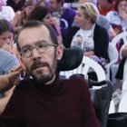 Echenique, la semana pasada en un acto de Carmena y Colau