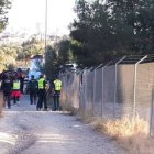 Imagen de las labores de búsqueda de los niños muertos en Godella