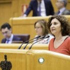 La nueva portavoz de Podemos en el Senado, Pilar Garrido.