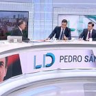 Pedro Sánchez durante su intervención en Los Desayunos de TVE.