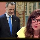 Ana Morgade ha mostrado al Rey Felipe con el "filtro de moda".