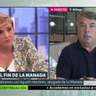 Cristina Pardo y el abogado de La Manada, Agustín Martínez.