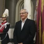 Joan Ribó en el Ayuntamiento de Valencia