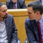 Pedro Sánchez y Pablo Iglesias.