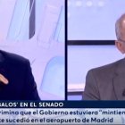 Carmelo Encinas y Paco Rosell durante su discusión.