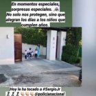 La familia Ramos-Rubio presumiendo en redes de la visita policial.