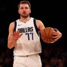 Luka Doncic, con la camiseta de los Mavericks.