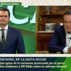 José Bono, durante su entrevista en La Sexta Noche