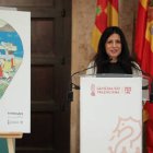 María Fernando Escribano en la presentación del cartel.