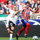 José María Giménez, en un partido de la pasada temporada con el Atlético de Madrid.