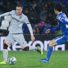 Clerc, durante el partido contra el Getafe de la pasada temporada.