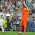 Casillas, en uno de sus últimos partidos con la camiseta del Real Madrid.