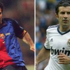 Luis Figo dejó el FC Barcelona con destino al Real Madrid.