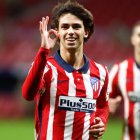 Joao Félix celebra uno de los dos goles que marcó el sábado ante el Cádiz.