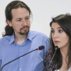 Pablo Iglesias e Irene Montero.