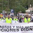 Militares, el pasado 19 de septiembre, reclamando unos sueldos dignos.