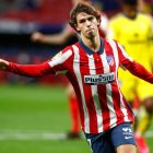 Joao Félix, celebrando uno de los últimos goles que ha marcado con el Atlético.