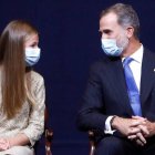 Felipe VI junto a su primogénita.