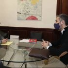 La diputada provincial de Cs, Julia Parra, se ha reunido con el presidente de Concapa, Javier Miguel Rubio Gómez