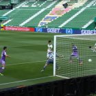 Momento del gol del empate del Elche CF