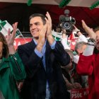 Pedro Sánchez, en Andalucía entre Susana Díaz y María Jesús Montero