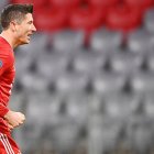 Lewandowski no se ha cansado de marcar goles durante toda la temporada con el Bayern.