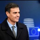 Sánchez, en una cumbre en Bruselas.