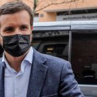 El líder del PP, Pablo Casado