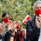 Marlaska y la jefa de la Guardia Civil, en mitin del PSOE en la campaña madrileña.