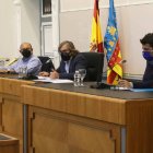 Javier Sendra, en el centro, diputado de Emergencias de la Diputación de Alicante