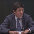 Borja Fanjul durante su intervención en el Pleno.