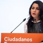 La líder de Cs, Inés Arrimadas