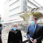 La consellera de Sanidad y el presidente de la Generalitat visitaron la demolición de Agrónomos.